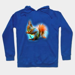 Squirrel in modern style Hoodie